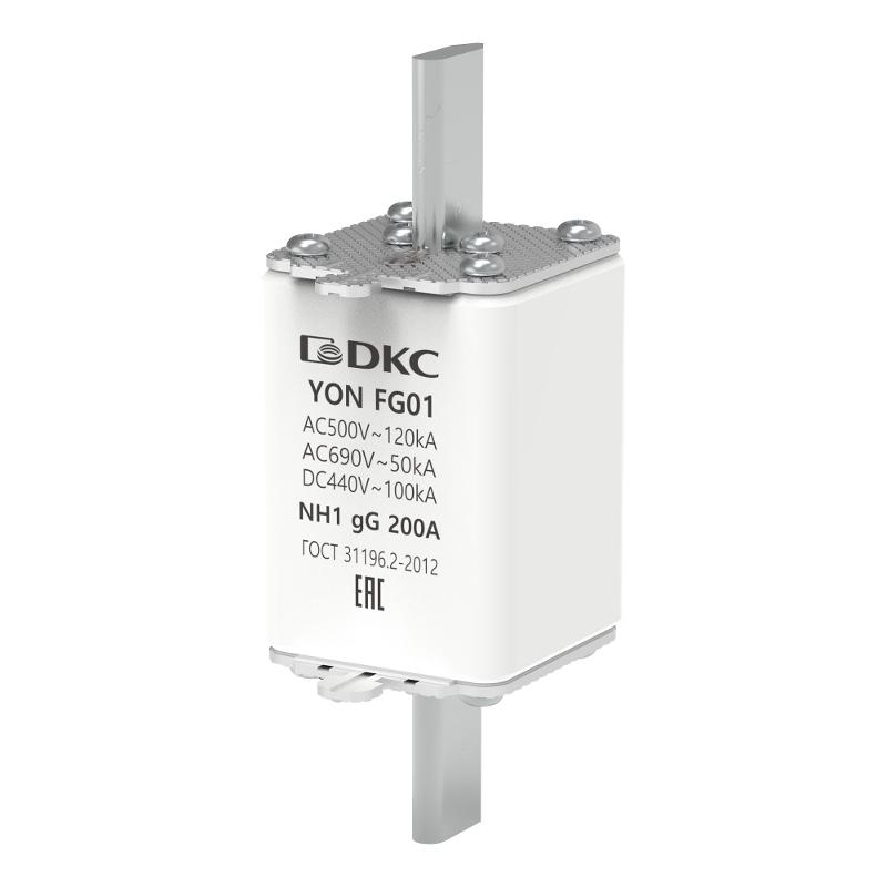 Предохранитель YON ножевого типа FG1 с одинарной индикацией 200А | 1FG01-0200 | DKC — DKC (ДКС)