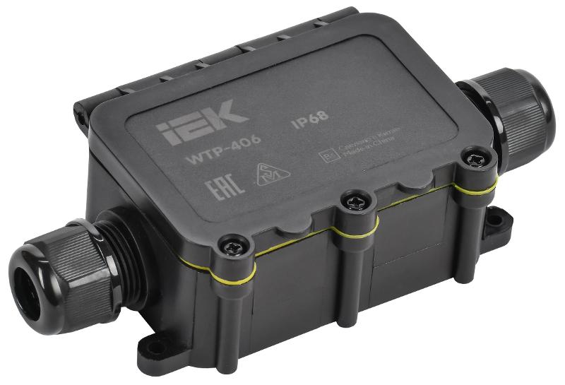 Коробка распред. герметичная WTP-406 2 ввода IP68 | UWB10-I-450-40-02-68 | IEK — IEK (ИЭК)