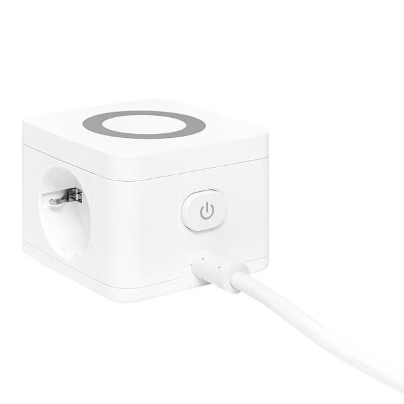 Удлинитель "Куб" 2 гнезда 3USB 2,4А+зарядное устройство 1,3 метра 1мм2 | UBA-CUB-3-WC | EKF — миниатюра 28