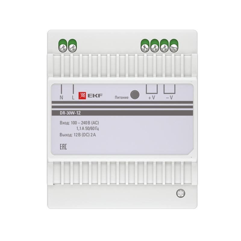 Блок питания 12В DR-30W-12 PROxima |  dr-30w-12 |  EKF — миниатюра 2