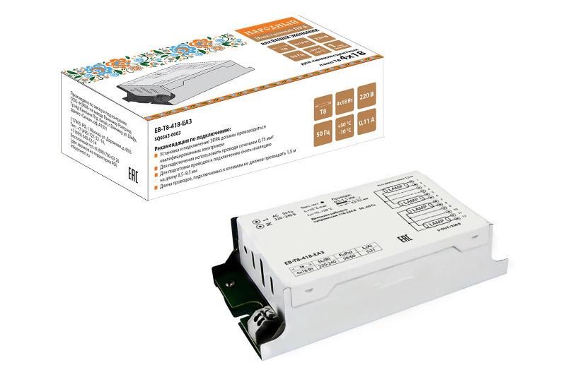 ЭПРА EB-T8-418-EA3 нар. | SQ0363-0003 | TDM — TDM ELECTRIC