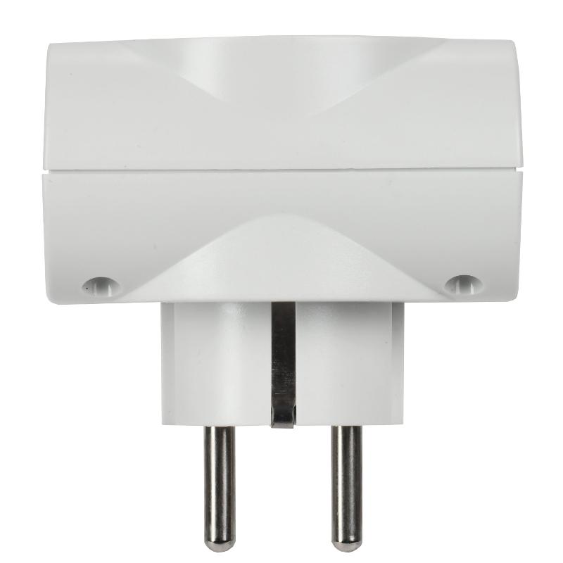 Адаптер Т-03/01 1 место 2P+PE 16А 2хUSB A+C 20Вт бел. | WTP11-16-01-1A1C-ZU-K01 | IEK — миниатюра 5
