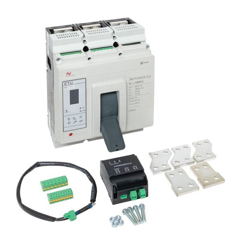 Выключатель автоматический AV POWER-5/3 1600А 70kA ETU6.0 AVERES | mccb-53-1600M-6.0-av | EKF — миниатюра 23