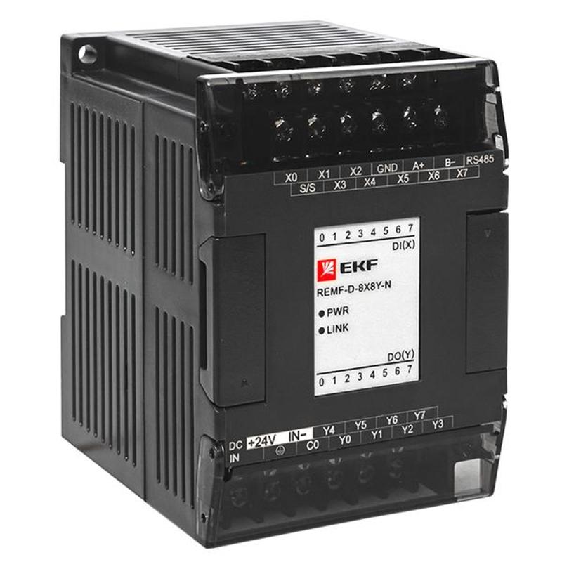 Модуль дискретного в/в REMF 8/8 N PRO-Logic | REMF-D-8X8Y-N | EKF — EKF