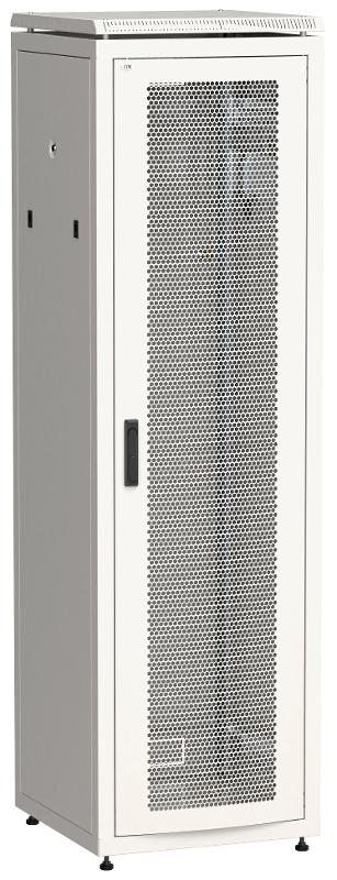 Шкаф сетевой 19" LINEA N 33U 600х800 мм перфорированная передняя дверь серый | LN35-33U68-P | ITK — ITK