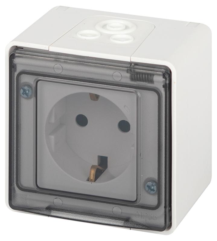 Розетка ЭРА Эксперт 11-2501-01 2P+E IP55, 16A-250В, ОУ, Белый | Б0063294 | ЭРА — ЭРА (Энергия света)