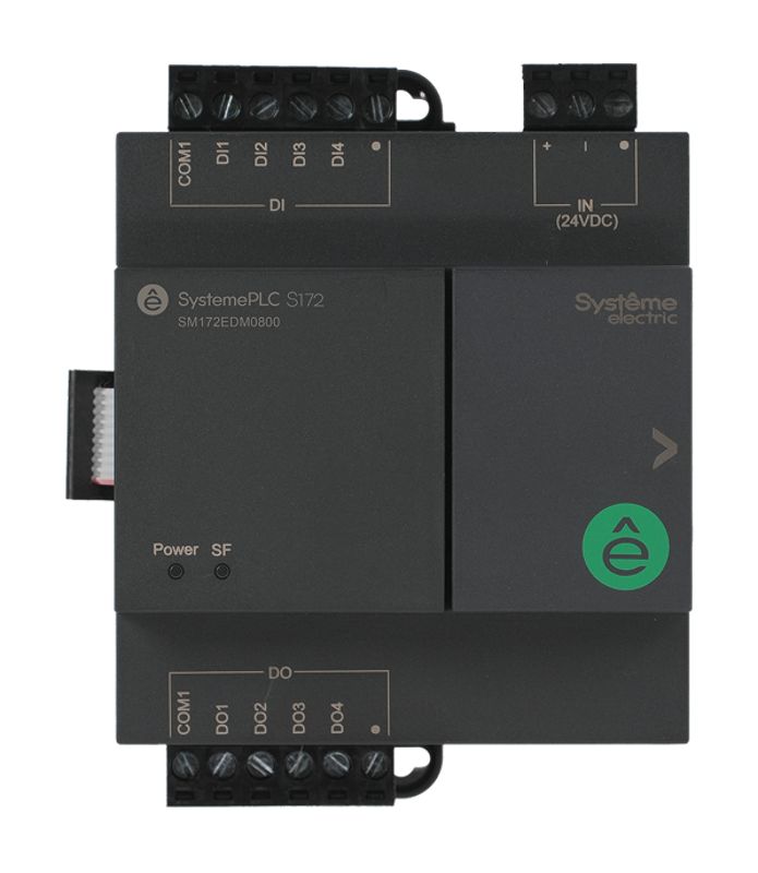 Дискретный модуль ввода/вывода; 24 VDC; 8 IO: 4 DI, 4 DO (реле) | SM172EDM0800 | SE — Systeme Electric