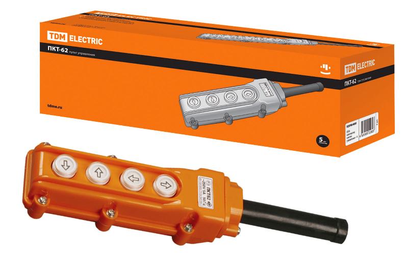 Пульт управления ПКТ-62 на 4 кнопки IP54  | SQ0706-0001 | TDM — TDM ELECTRIC