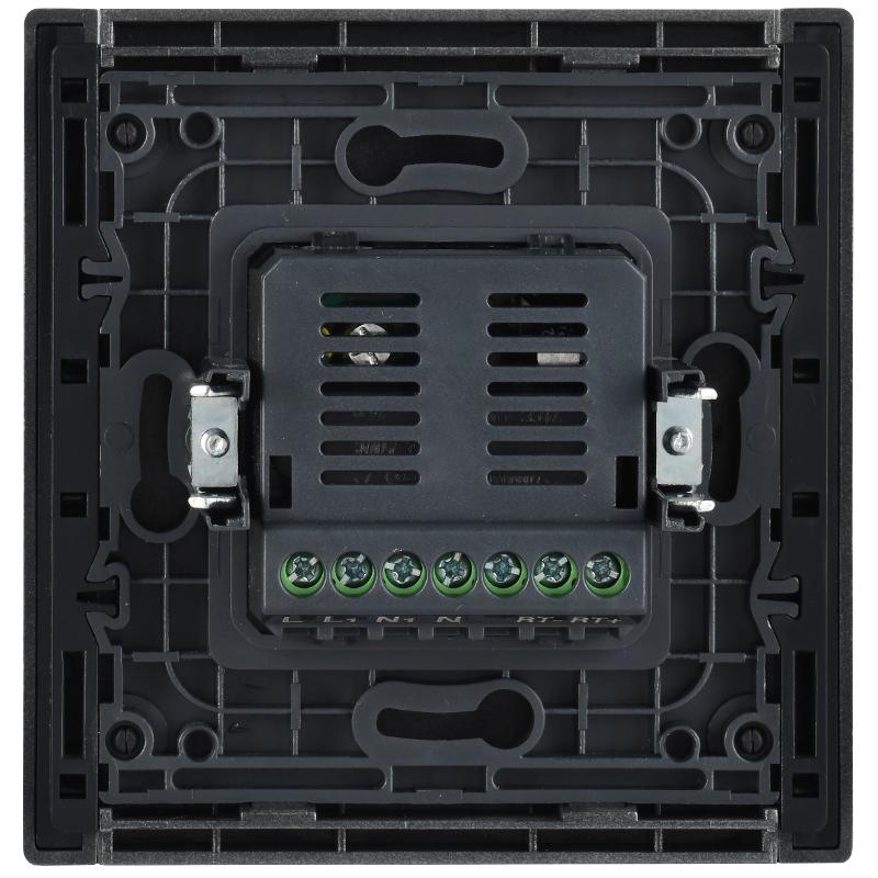 FORTE&PIANO Термостат электронный с индикацией FP552 сталь | FP-RT11-K46 | IEK — миниатюра 3