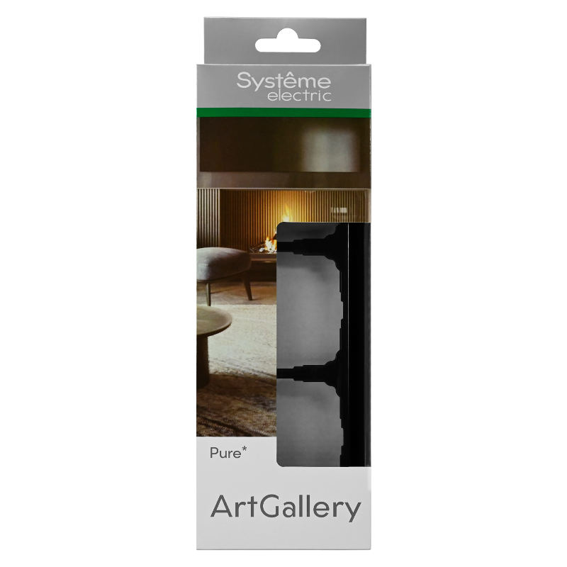 ArtGalery Pure Черный Рамка 3-постовая , органическое стекло | GAL321003 | SE — миниатюра 3