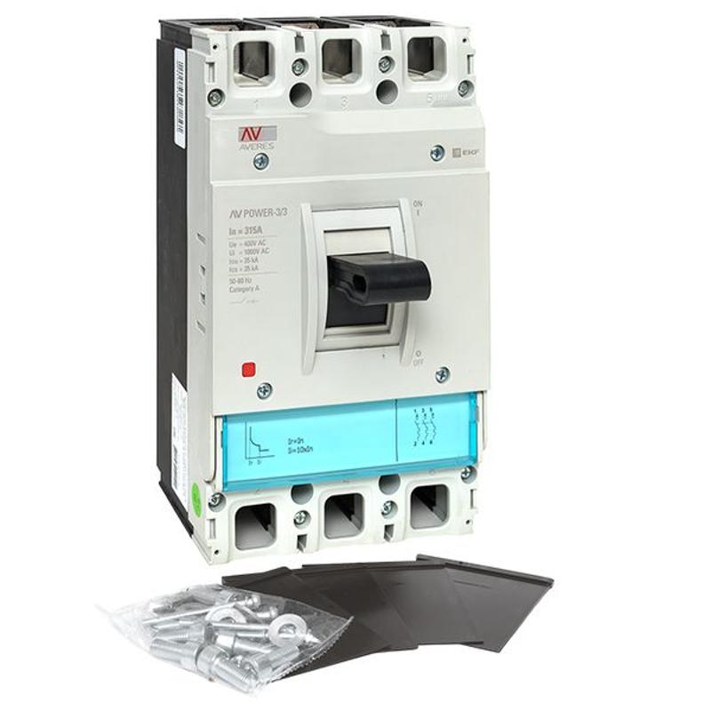Выключатель автоматический AV POWER-3/3 315А 35kA TR | mccb-33-315-TR-av | EKF — миниатюра 15