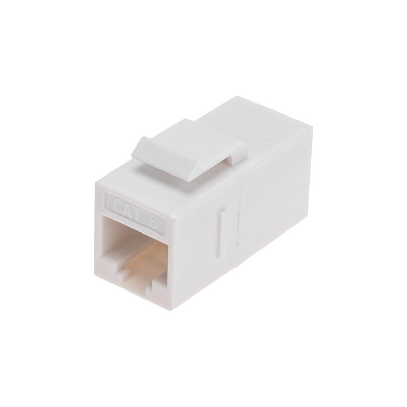 Адаптер проходной формата Keystone, Jack RJ-45(8P8C), UTP, CAT 6 REXANT PRO | 02-0108 | REXANT — REXANT