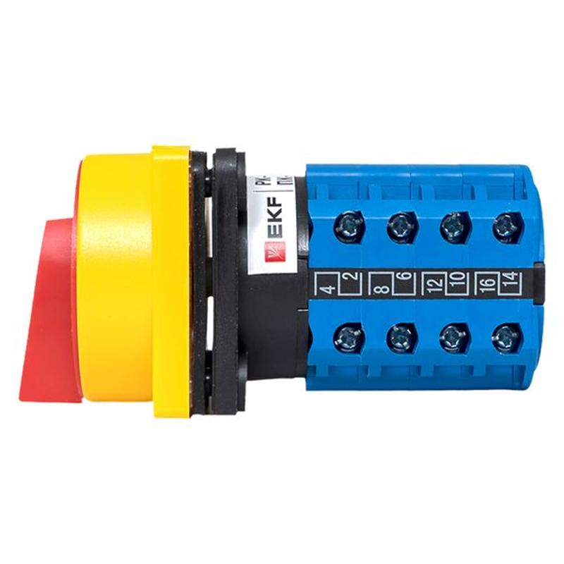 Переключатель кулачковый ПК-1-24 10А 4P "1-0-2" с блокировкой IP65  PROxima |pk-1-24-10-a65| EKF — миниатюра 15