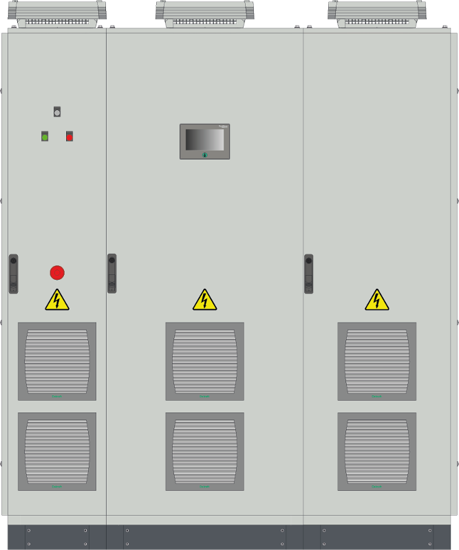 Шкаф управления SEC50ST7SAUT0400 / ПЧ STV630 CABINET 3Ф 400В 500/450 кВт | STV630C50N4L1-C | SE — Systeme Electric