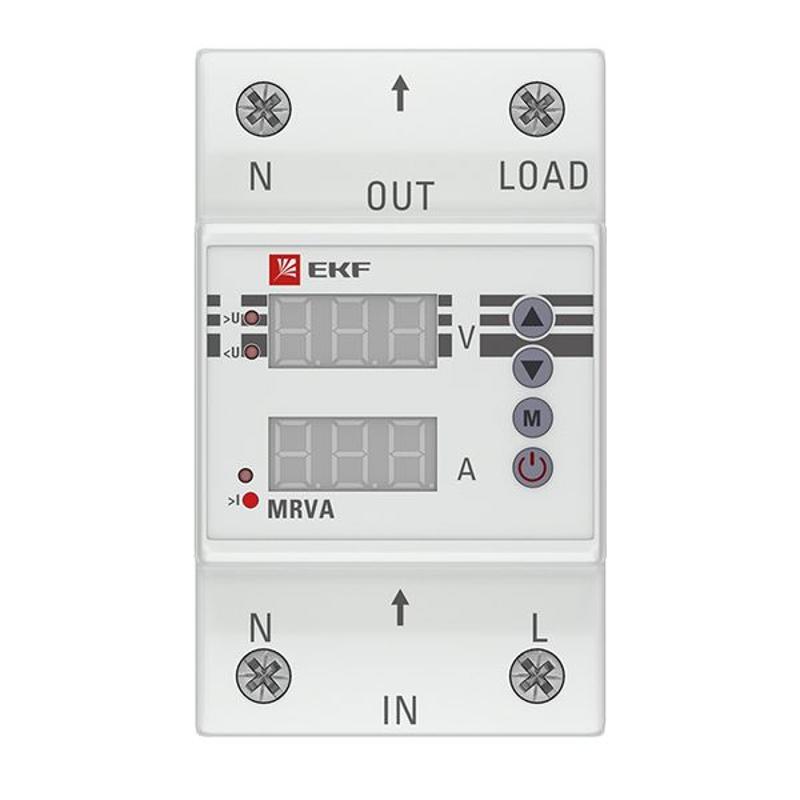 Реле напряжения и тока с дисплеем MRVA 40A EKF PROxima | MRVA-40A | EKF — миниатюра 7