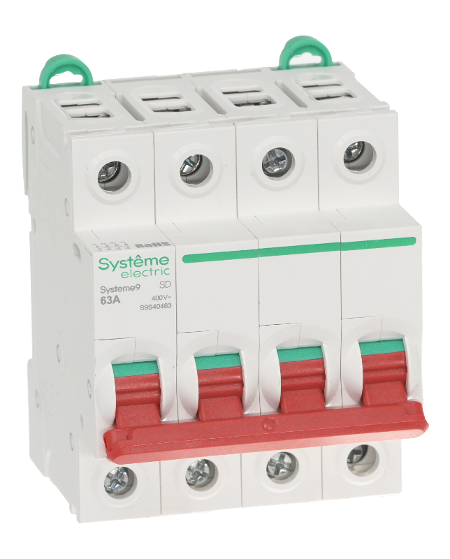 Systeme9 Выключатель нагрузки (ВН) 4P 63A 400В | S9S40463 | SE — миниатюра 6