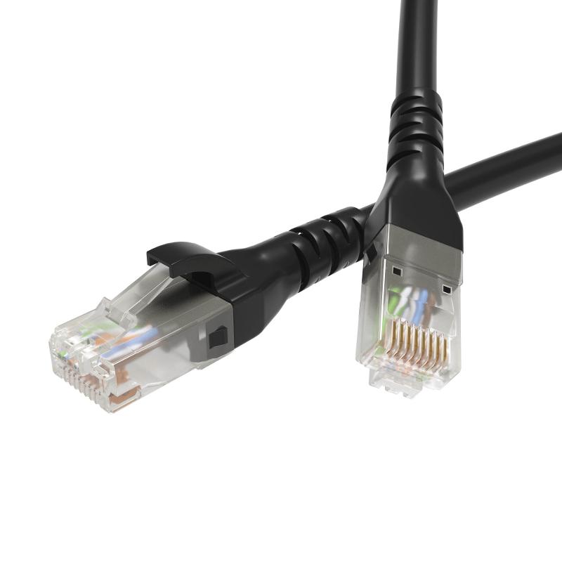 Патч-корд неэкранированный CAT5E U/UTP 4х2, LSZH, черный, 2.0м | RN5EUU4520BK | DKC — DKC (ДКС)