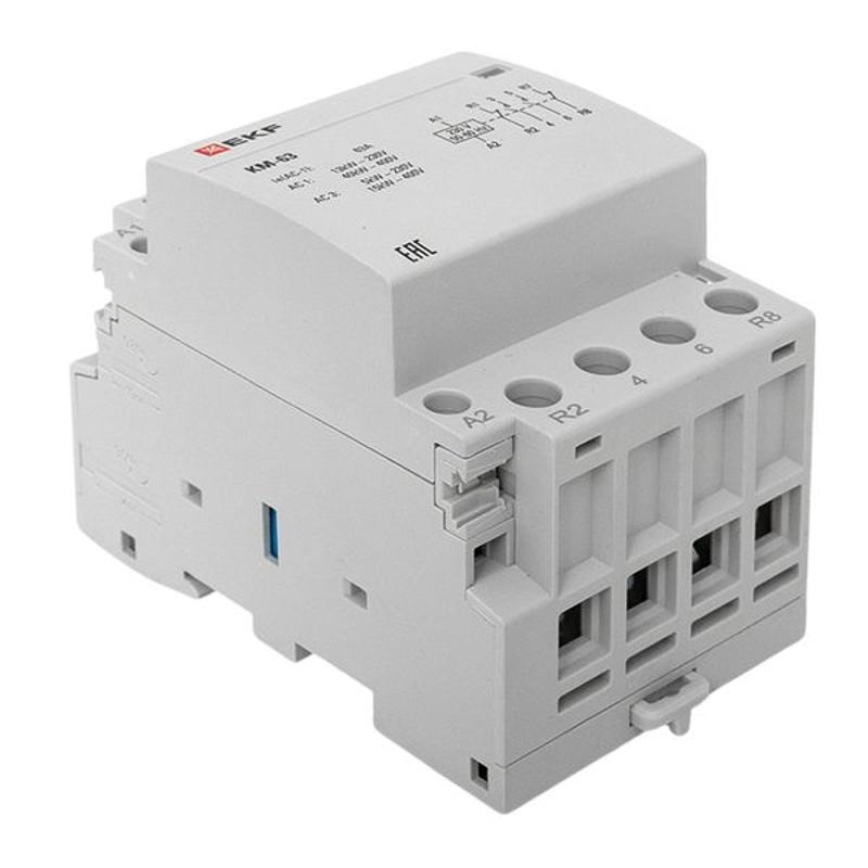 Контактор модульный КМ 63А 2NО+2NC (3 мод.) PROxima| km-3-63-22 | EKF — миниатюра 15