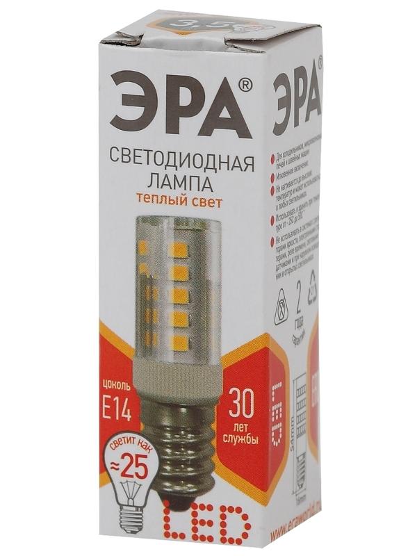 Лампа светодиодная LED T25-3,5W-CORN-827-E14  СТАНДАРТ (диод, капсула, 3,5Вт, тепл, E14) | Б0028744 | ЭРА — миниатюра 2