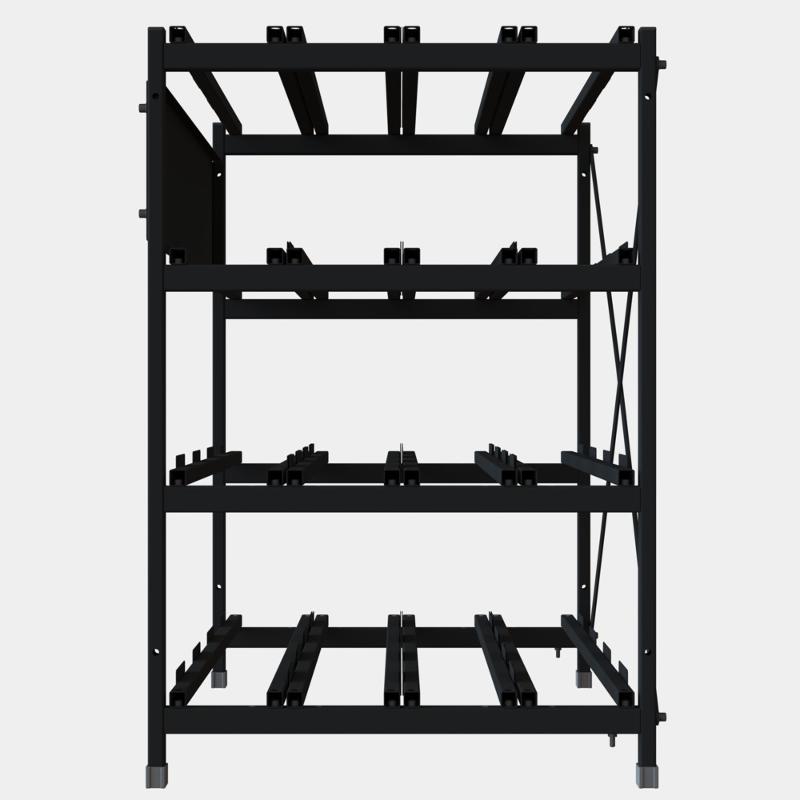 Стеллаж 4 полочный 4 ряда 896х769х1160 | R4N4R897611AT | SE — миниатюра 2