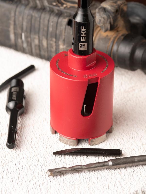 Коронка алмазная DCH-68 Laser M16 SDS-Plus EKF Expert | dch-68-m16 | EKF — миниатюра 9