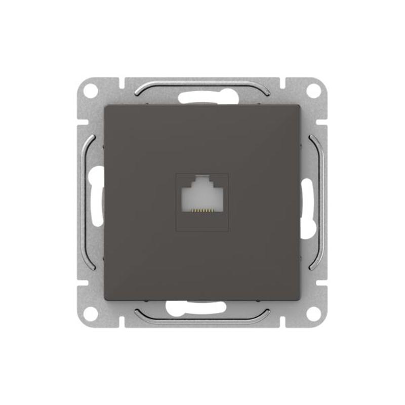 Механизм розетки RJ45 (cat6), мокко Эпика  |UP1-SOM-RJ45-6| EKF — EKF