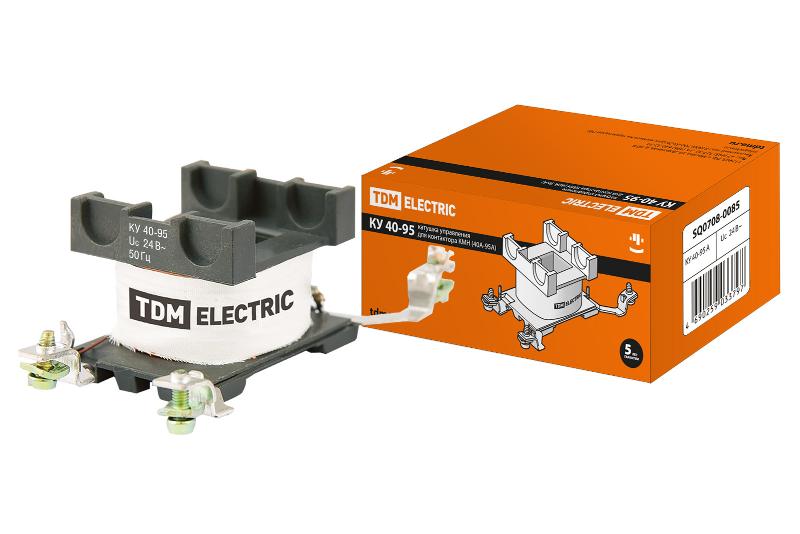 Катушка управления КУ- (40-95А)  24В  | SQ0708-0085 | TDM — TDM ELECTRIC