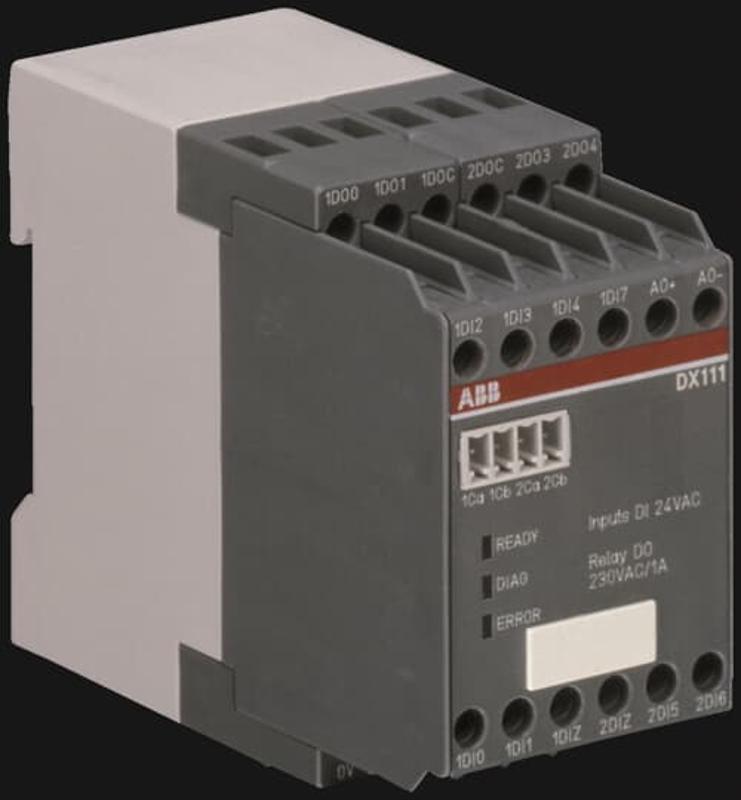 Модуль В/В UMC100, 8DI =24/4DO-Реле/1AO, DX111 | 1SAJ611000R0101 | ABB — ABB