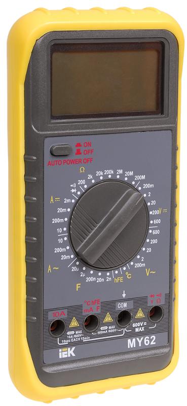 Мультиметр цифровой  Professional MY62  | TMD-5S-062 | IEK — миниатюра 1
