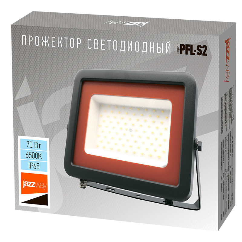 Прожектор светодиодный СДО PFL- S2 -SMD- 70w IP65 NEW (с клапаном) | .2853318D | Jazzway — миниатюра 6
