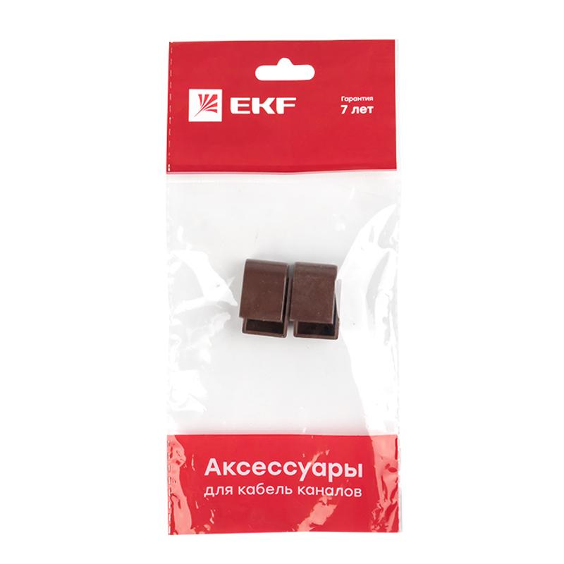 Заглушка (15х10) (4 шт) Plast EKF PROxima  под темное дерево  |  ecd-15-10x4 |  EKF — миниатюра 7