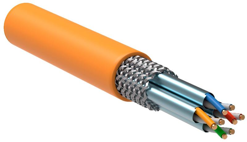 ITK Витая пара S/FTP кат.8.1 4х2х23AWG LSZH оранж. (305м) | LC1-C804-627-P | ITK — ITK