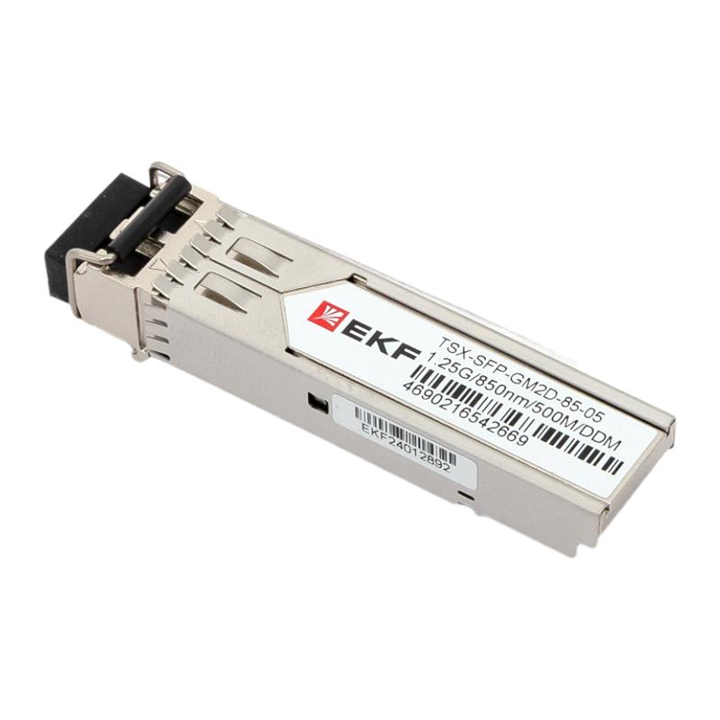 SFP модуль 1,25 Гбит двойное многомодовое оптоволокно 850нм дальность 500м TSX |TSX-SFP-GM2D-85-05|EKF — миниатюра 4