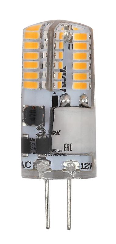Лампа светодиодная LED-JC-2,5W-12V-SLC-840-G4 (диод, капсула, 2,5Вт, нейтр, G4) (20/500/24500) | Б0049090 | ЭРА — миниатюра 5