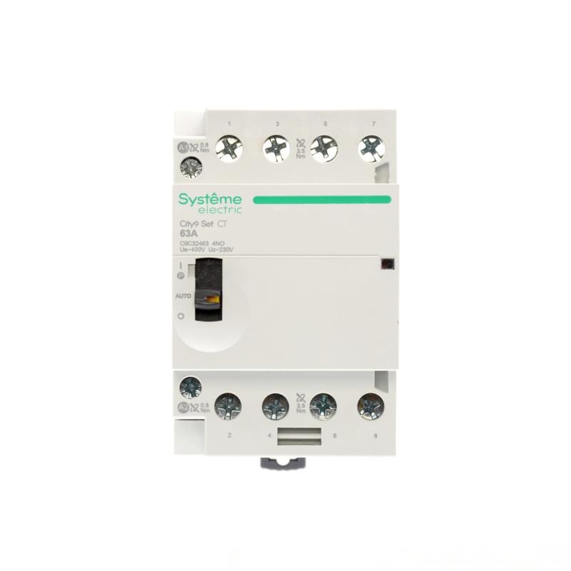 Контактор модульный 4P 4НО 63A AC 400В-230В City9 | C9C32463 |Systeme Electric — миниатюра 3