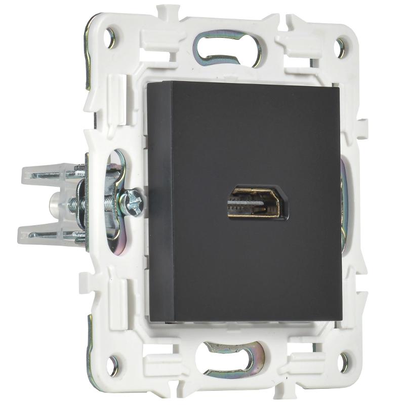 SKANDY Розетка HDMI SK-H01Bl черный | SK-H10-K02 | IEK — миниатюра 3