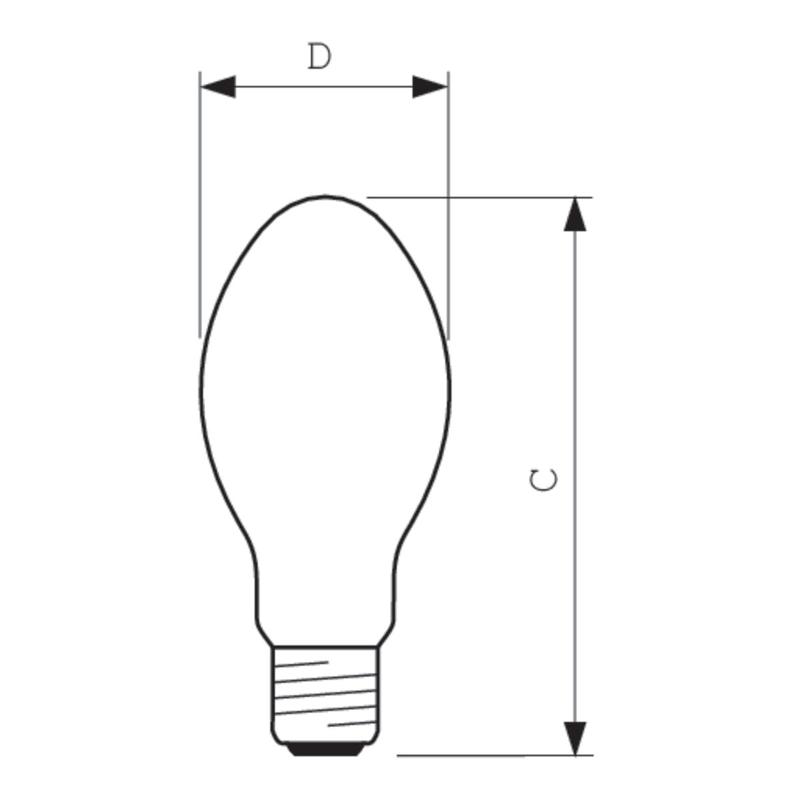 Лампа натриевая газоразрядная SON H 110W I E27 1CT/24 | 928486900191 | PHILIPS — миниатюра 2