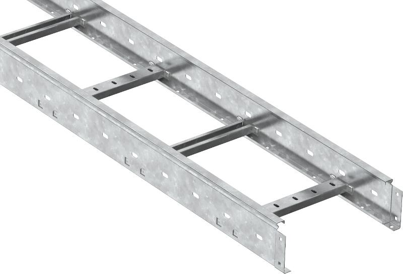 Лоток лестничный LESTA 55х200х3000-1,5 HDZ | CLM40-055-200-3-150-HDZ | IEK — IEK (ИЭК)