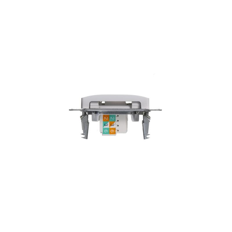 Glossa Белый Розетка 2-я RJ11+RJ45, кат.5E | GSL000185 | SE — миниатюра 3