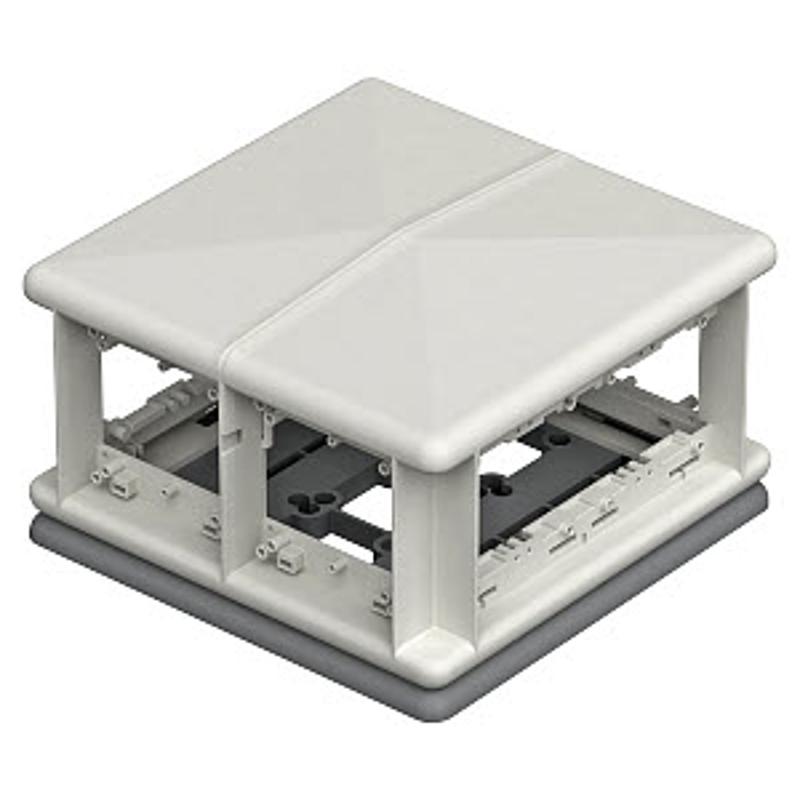Напольный бокс Telitank 225x225x125 мм (полиамид,светло-серый) (T8NL 00C 7035) | 7408498 | OBO Bettermann — миниатюра 2