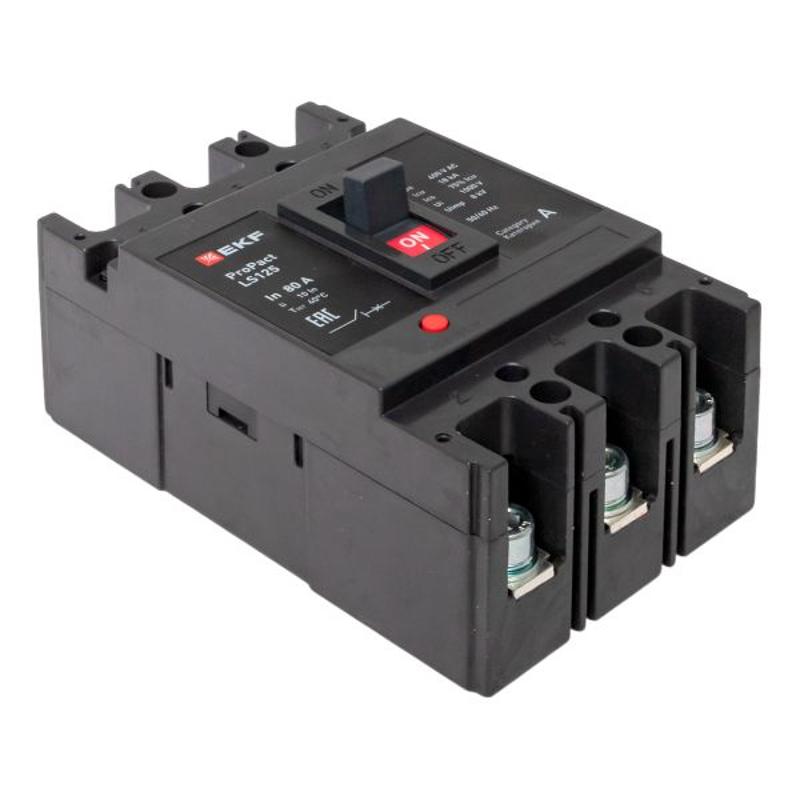 Выключатель автоматический LS125 18кА 3P 80А ProPact | mccb-125-18-3-80-ls | EKF — миниатюра 13
