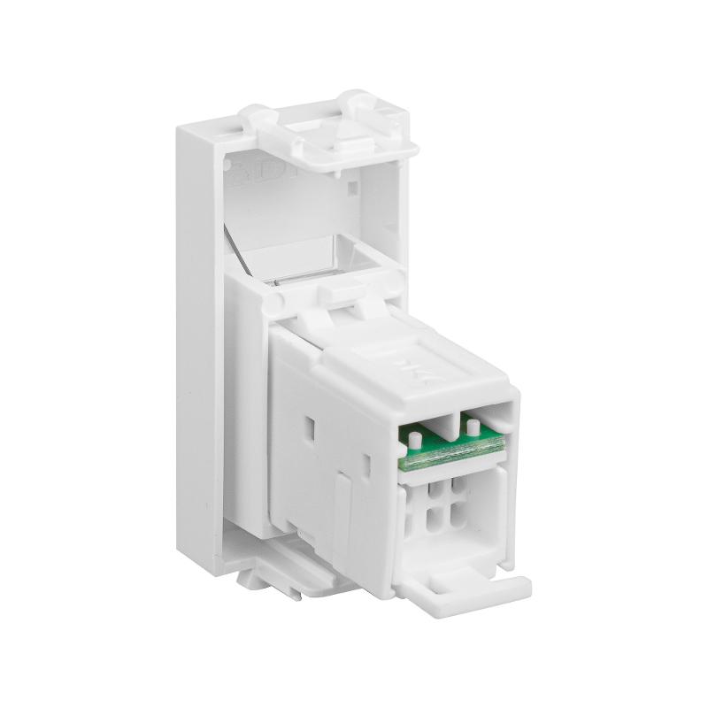 Компьютерная розетка "Белое облако" "Avanti" RJ-45 модульная, кат. 6, 1 мод | 4400291 | DKC — миниатюра 7