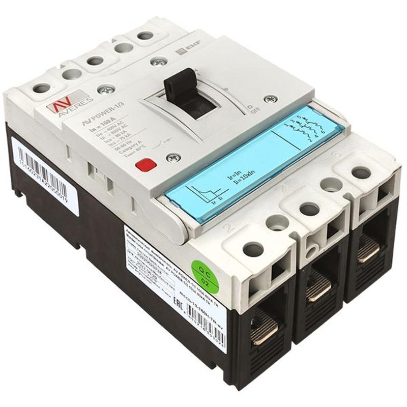 Выключатель автоматический AV POWER-1/3 160А 80kA TR AVERES | mccb-13-160H-TR-av | EKF — миниатюра 15
