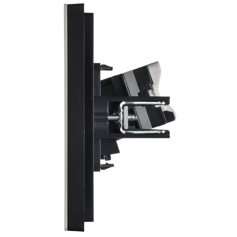 FORTE&PIANO Розетка комп. RJ45 кат.5E FP732M металл никель  | FP-K10-1-M-K50 | IEK — миниатюра 4