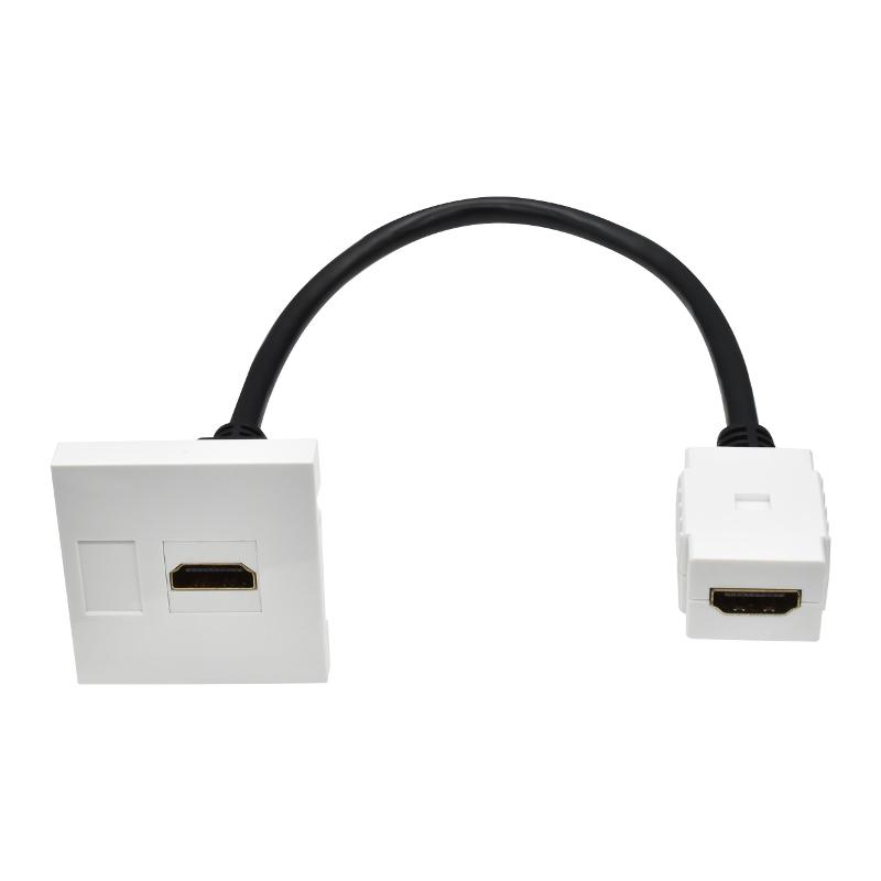 PRIMER РКМ-20-10-П Розетка HDMI M/M (2 мод.) бел. | PR-KK40D-RH-0-2-K01 | IEK — миниатюра 2