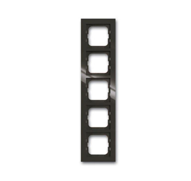 Рамка 5-постовая, серия axcent, цвет ch?teau-black | 1754-0-4495  | 2CKA001754A4495 | ABB — ABB