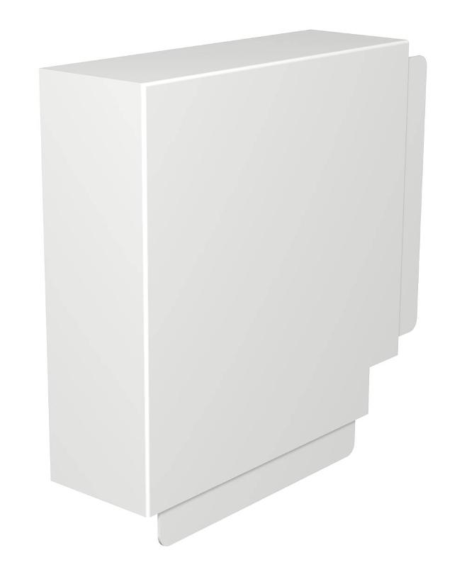 Крышка плоского угла кабельного канала WDK 80x210 мм (ПВХ,светло-серый) (WDK HF80210LGR) | 6183530 | OBO Bettermann — OBO Bettermann