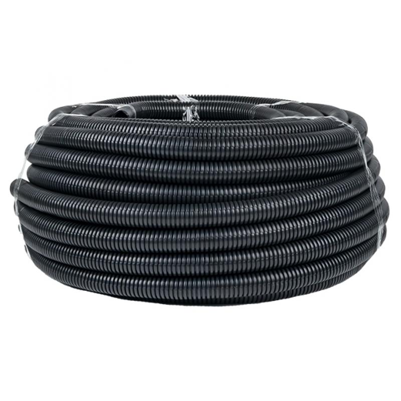 Труба гофр. FRHF с зондом d32мм (50м) черная Plast EKF PROxima | FRHF-32 | EKF — EKF