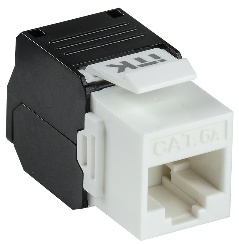 Модуль Keystone Jack кат. 6A UTP без инстр. 180 град. | CS1-1C6AU-T2 | ITK — ITK