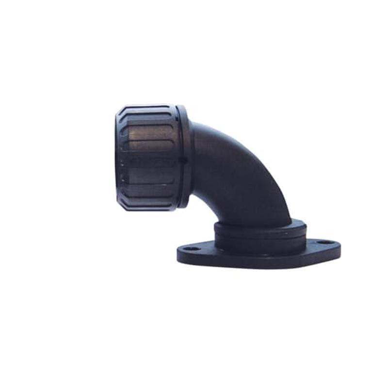 Фланец ASF13/FL/C90/BL, 90°, полиамид 66, черный, d13, 10 шт. в пачке | 7TCA296000R1583 | ABB — ABB